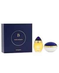 Boucheron introduces an elegant gift to commemorate the timeless elegance of the Boucheron Pour Femme Eau de Parfum fragrance. The set features a 3.3 fl. oz. Eau de Parfum and a 6.7 fl. oz. Perfumed Body Cream. Boucheron introduces an elegant gift to commemorate the timeless elegance of the Boucheron Pour Femme Eau de Parfum fragrance. The set features a 3.3 fl. oz. Eau de Parfum and a 6.7 fl. oz. Perfumed Body Cream.