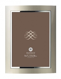 Burnes of Boston 138057 City Lights Picture Frame, Brushed Gold, 5 by 7 Inches Burnes of Boston 138057 City Lights Picture Frame, Brushed Gold, 5 by 7 Inches