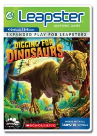 LeapFrog Leapster Learning Game Scholastic Digging for Dinosaurs