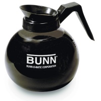 BUNN 12-Cup Glass Coffee Decanter, Black BUNN 12-Cup Glass Coffee Decanter, Black