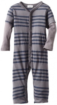 Splendid Littles Baby-Boys Newborn Capri Stripe Romper, Carbon, 6-12 Months Splendid Littles Baby-Boys Newborn Capri Stripe Romper, Carbon, 6-12 Months