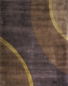 Area Rug 2x3 Rectangle Contemporary Plum Color - Momeni New Wave Rug from RugPal