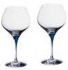 Orrefors Intermezzo Blue Bouquet Glasses, Set of 2