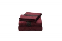 Natori Dynasty 400-Thread-Count Bamboo-Derived Rayon and Cotton Jacquard Pillowcases, Standard Natori Dynasty 400-Thread-Count Bamboo-Derived Rayon and Cotton Jacquard Pillowcases, Standard