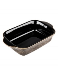 More than meets the eye, Denby's small Praline baking dish boasts standout durability in addition to style, whisking potatoes au gratin or baked apples straight from oven to table. With a distinct silhouette in casual stoneware and unique speckled glaze. More than meets the eye, Denby's small Praline baking dish boasts standout durability in addition to style, whisking potatoes au gratin or baked apples straight from oven to table. With a distinct silhouette in casual stoneware and unique speckled glaze.