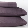 Soft and seductive ottoman striped duvet trimmed with a 1.25 silk flange.