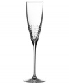 A delicate, lace-inspired pattern etched in the bowl of each flute and a slim, graceful stem give this glass an air of understated elegance. Coordinates with Vera Lace dinnerware and flatware.