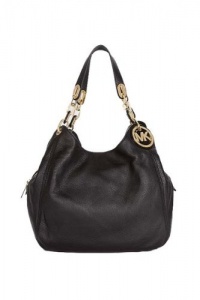 Michael Kors Fulton Large Shoulder Tote BLACK Michael Kors Fulton Large Shoulder Tote BLACK