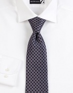 Mini medallion print design defines this handsomely crafted tie of superior Italian silk.SilkDry cleanMade in Italy