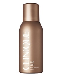 Easy tanning perfected in an ultra-fine, one-touch continuous spray that works from any angle, even upside down. Golden tan develops in 1 hour, fully deepens in 24. Oil free, non-acnegenic. Dermatologist tested. Easy tanning perfected in an ultra-fine, one-touch continuous spray that works from any angle, even upside down. Golden tan develops in 1 hour, fully deepens in 24. Oil free, non-acnegenic. Dermatologist tested.