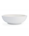 Full of possibilities, this ultra-versatile pasta bowl from Noritake's collection of Colorwave white dinnerware is half glossy, half matte and entirely timeless in durable stoneware. Mix and match with square shapes or any of the other Colorwave shades.