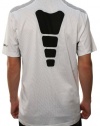 Nike Pro Combat Men's Fitted Dri-Fit Short Sleeve Crew Neck Shirt White