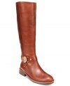 Vince Camuto's Farrow Tall riding boots are sleek and sophisticated with all the right hardware.