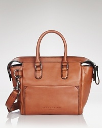 A little glossy, a little smart, this leather Liebeskind satchel has an irresistible cleverness, styled with a zip closure and strap that slides effortlessly across the body. A little glossy, a little smart, this leather Liebeskind satchel has an irresistible cleverness, styled with a zip closure and strap that slides effortlessly across the body.