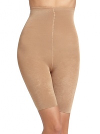 THE LOOKSmooth elastic waistbandExtended hi-waist design smooths the entire waistlineGraduated compression gently smooths from thigh to waistRear toning lifts and shapesTHE MATERIAL88% nylon/12% spandexCARE & ORIGINHand washImported THE LOOKSmooth elastic waistbandExtended hi-waist design smooths the entire waistlineGraduated compression gently smooths from thigh to waistRear toning lifts and shapesTHE MATERIAL88% nylon/12% spandexCARE & ORIGINHand washImported