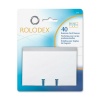 Rolodex Business Card Tray Refill Sleeves, Holds 2 of 2.625 x 4 Inch Cards, White, 40 per Pack (67691)