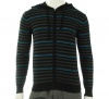 Retrofit Striped Hooded Jacket