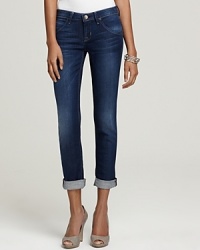 Hudson Jeans - Bacara Cuffed Straight Leg Jeans in Vancouver Wash Hudson Jeans - Bacara Cuffed Straight Leg Jeans in Vancouver Wash
