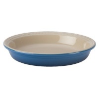 Le Creuset Stoneware 10-Inch Pie Dish, Marseille Le Creuset Stoneware 10-Inch Pie Dish, Marseille