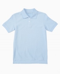 A style staple that's perfectly sized. Knit lightweight cotton piqué and finished with classic style details. A style staple that's perfectly sized. Knit lightweight cotton piqué and finished with classic style details.
