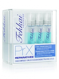 Leave-in intensive treatment kit that shows immediate results to damaged hair. Each vial contains a dual phase formula that once activated deeply nourishes and instantly revitalizes lifeless hair. In just three uses, damage is transformed leaving hair visibly smooth, shiny and soft to the touch. Leave-in intensive treatment kit that shows immediate results to damaged hair. Each vial contains a dual phase formula that once activated deeply nourishes and instantly revitalizes lifeless hair. In just three uses, damage is transformed leaving hair visibly smooth, shiny and soft to the touch.