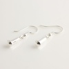 925 Sterling Silver Single Bead Pandora Match Earrings