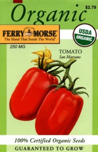 Ferry-Morse 3148 Organic Tomato Seeds, San Marzano (250 Milligram Packet) Ferry-Morse 3148 Organic Tomato Seeds, San Marzano (250 Milligram Packet)