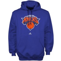 NBA adidas New York Knicks Primary Logo Pullover Hoodie - Royal Blue NBA adidas New York Knicks Primary Logo Pullover Hoodie - Royal Blue