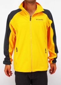 Columbia Men's Shadow Heights Shell Orange Zip Jacket Omni-Shield WM6000 Columbia Men's Shadow Heights Shell Orange Zip Jacket Omni-Shield WM6000