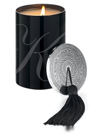 Created by Kilian Hennessy, heir to the Hennessy cognac family, this luxurious scent has notes of bergamot, rose, vetiver and styrax. Inspired by the warm, enfolding balsamic notes of Oud, a legendary wood said to be worth more than its weight in gold. 85 hr. burn time. 9.9 oz. Created by Kilian Hennessy, heir to the Hennessy cognac family, this luxurious scent has notes of bergamot, rose, vetiver and styrax. Inspired by the warm, enfolding balsamic notes of Oud, a legendary wood said to be worth more than its weight in gold. 85 hr. burn time. 9.9 oz.