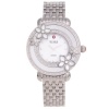 Michele Women's 'Colette' Fleur Diamond Stainless Steel Watch MW20A01H8025