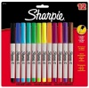 Sharpie Ultra Fine Point Permanent Markers, 12 Colored Markers