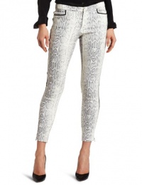 Rebecca Minkoff Women's Nicolas Cigarette Pant, Grey Python, 8 Rebecca Minkoff Women's Nicolas Cigarette Pant, Grey Python, 8