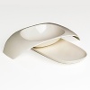 Two piece set includes one each: 22.5 fruit/pasta bowl and a 19.5 oval serving platter.