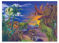 Melissa & Doug 60 Piece Land of Dinosaurs Jigsaw Puzzle Melissa & Doug 60 Piece Land of Dinosaurs Jigsaw Puzzle