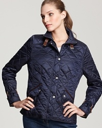 A country-chic coat that looks as good at the stables as it does on city streets, this BASLER quilted jacket is the perfect lightweight layer for chilly days. A country-chic coat that looks as good at the stables as it does on city streets, this BASLER quilted jacket is the perfect lightweight layer for chilly days.