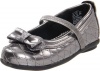 Stride Rite PS Shirley Flat (Toddler/Little Kid),Pewter,7.5 M US Toddler