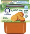 Gerber 2nd Foods Organic Sweet Potatoes, 2-Count, 3.5-Ounce Tubs (Pack of 8)
