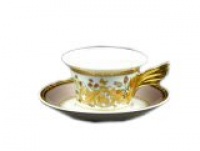 Versace by Rosenthal Butterfly Garden Cup & Saucer low Versace by Rosenthal Butterfly Garden Cup & Saucer low