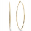 Giani Bernini 24k Gold Over Sterling Silver Earrings, Large Hoop Earrings