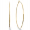 Giani Bernini 24k Gold Over Sterling Silver Earrings, Large Hoop Earrings