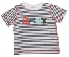 Layette/Newborn Girl Original Striped Soft Jersey Tee/Top/T-Shirt - DKNY Baby 0-3M 3-6M