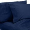 1200 Series Queen 4pc Microfiber Bed Sheet Set By JS Sanders, Deep Pocket, Dark Blue