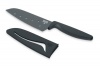 Kuhn Rikon 5-Inch Nonstick Colori Santoku Knife, Black
