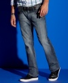 Get your daily dose of denim with these regular-fit jeans from INC International Concepts.