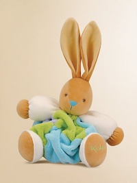 Plume Collection Rabbits are made from the softest cotton and microfiber for lasting comfort, the unique embroidered face will captivate your little one's imagination. Comes in a signature keepsake box.Standing height, 13 Machine wash Recommended for infants and up Imported Plume Collection Rabbits are made from the softest cotton and microfiber for lasting comfort, the unique embroidered face will captivate your little one's imagination. Comes in a signature keepsake box.Standing height, 13 Machine wash Recommended for infants and up Imported