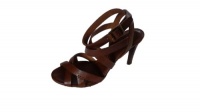 Burberry Cross Strap Ossory Sandals Dark Tan 38, 8 Burberry Cross Strap Ossory Sandals Dark Tan 38, 8