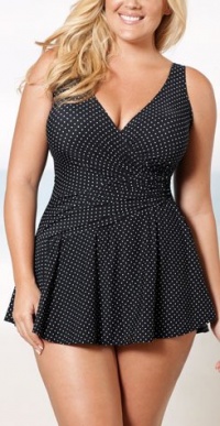 Miraclesuit Women's Plus Size Pinpoint Aurora Miraclesuit Women's Plus Size Pinpoint Aurora