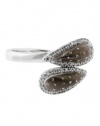 Effy Jewlery Sterling Silver Diamond Ring, .15 TCW Ring size 7
