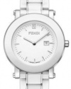 Fendi F642140 Ladies Watch Round White Dial Ceramic